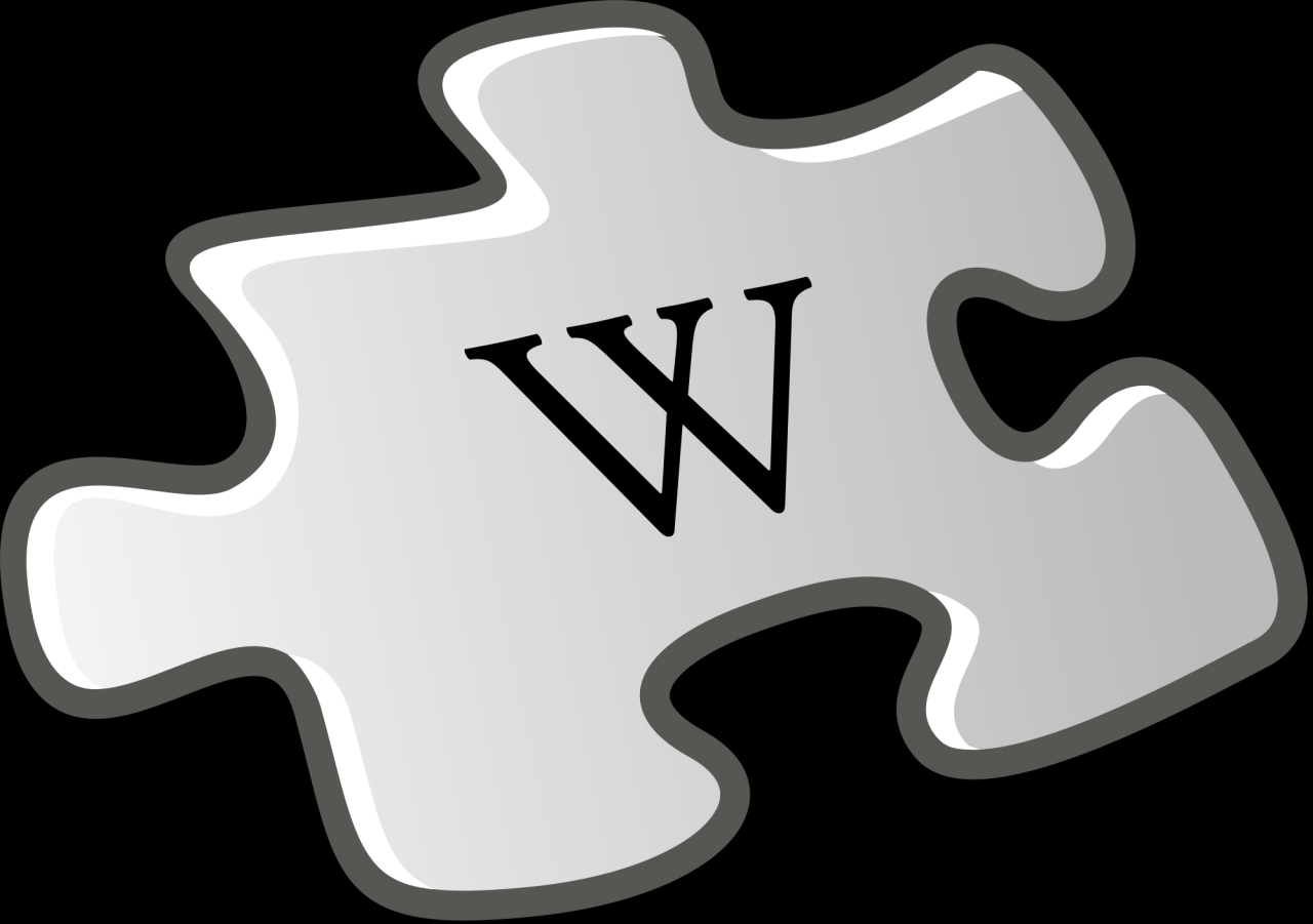 Wikipedia logo PNG